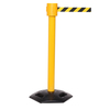 Queue Solutions WeatherMaster 335, Yellow, 25' Black/Yellow Horizontal Stripe Belt WMR335Y-BYW250